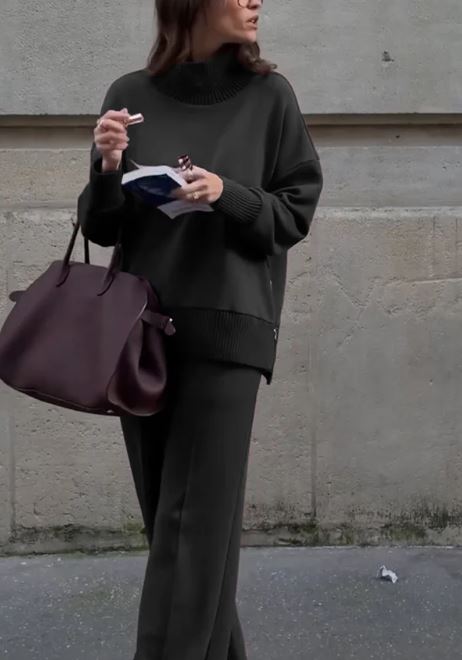 Conjunto Abrigado Elegante