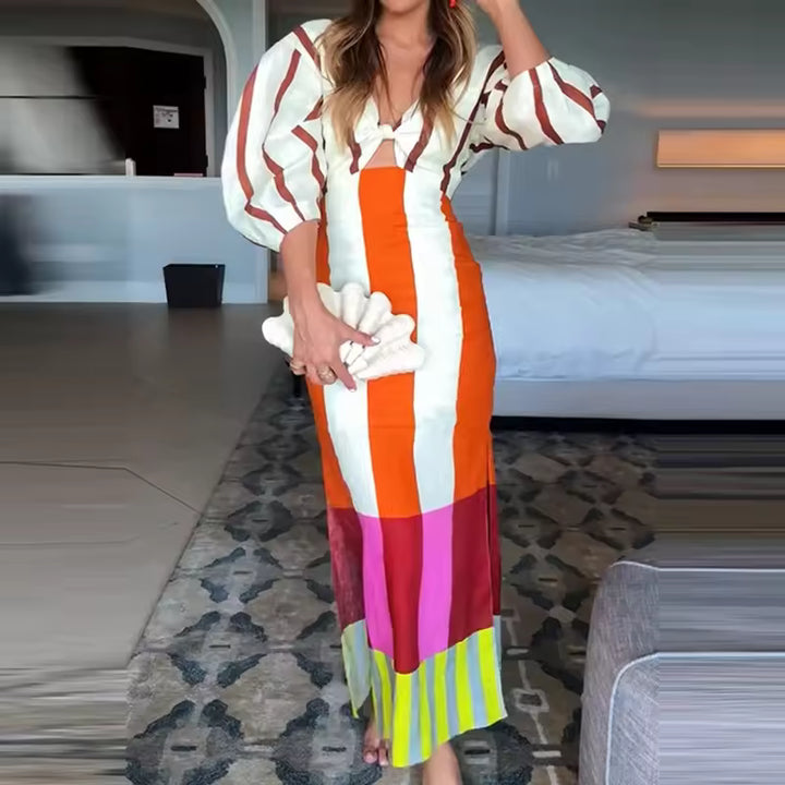 Samanta - Vestido Rayas